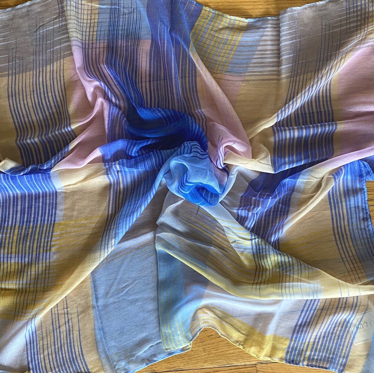 Pastel tichels, choose: blue
