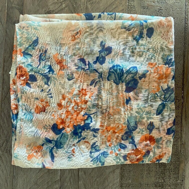 Pretty for summer floral tichels, choose: taupe