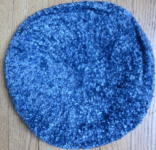 Light Denim blue chenille snood