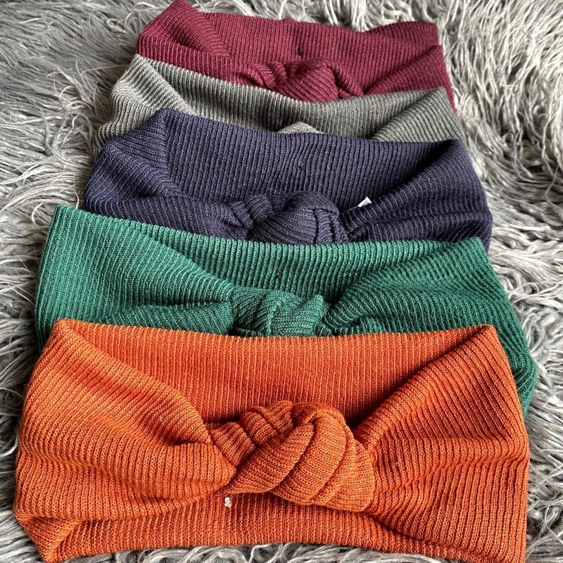 Luxe knit knot headbands