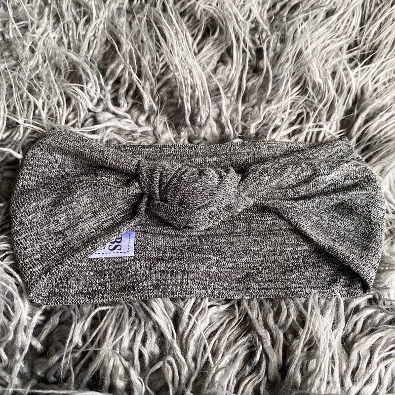Dressy knit knot headband