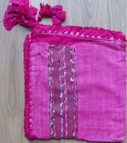 Knitted wild tichel pink