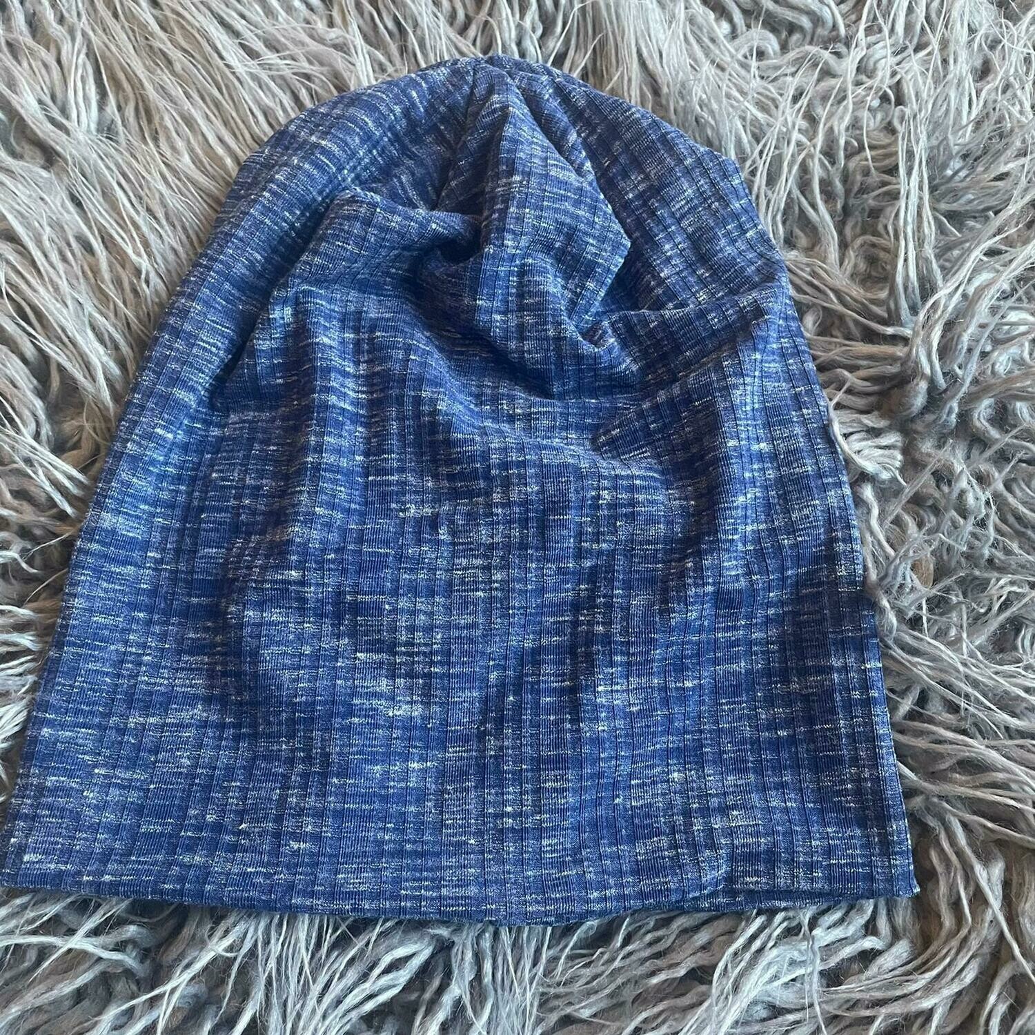 Blue soft cotton Beanie
