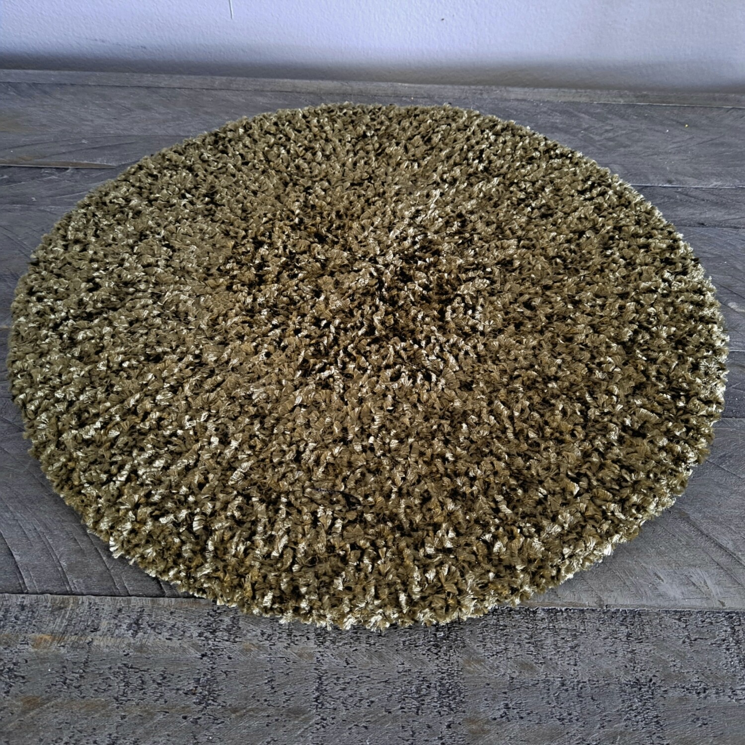 Olive chenille snood