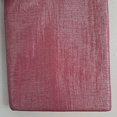 Burgundy shimmer tichel