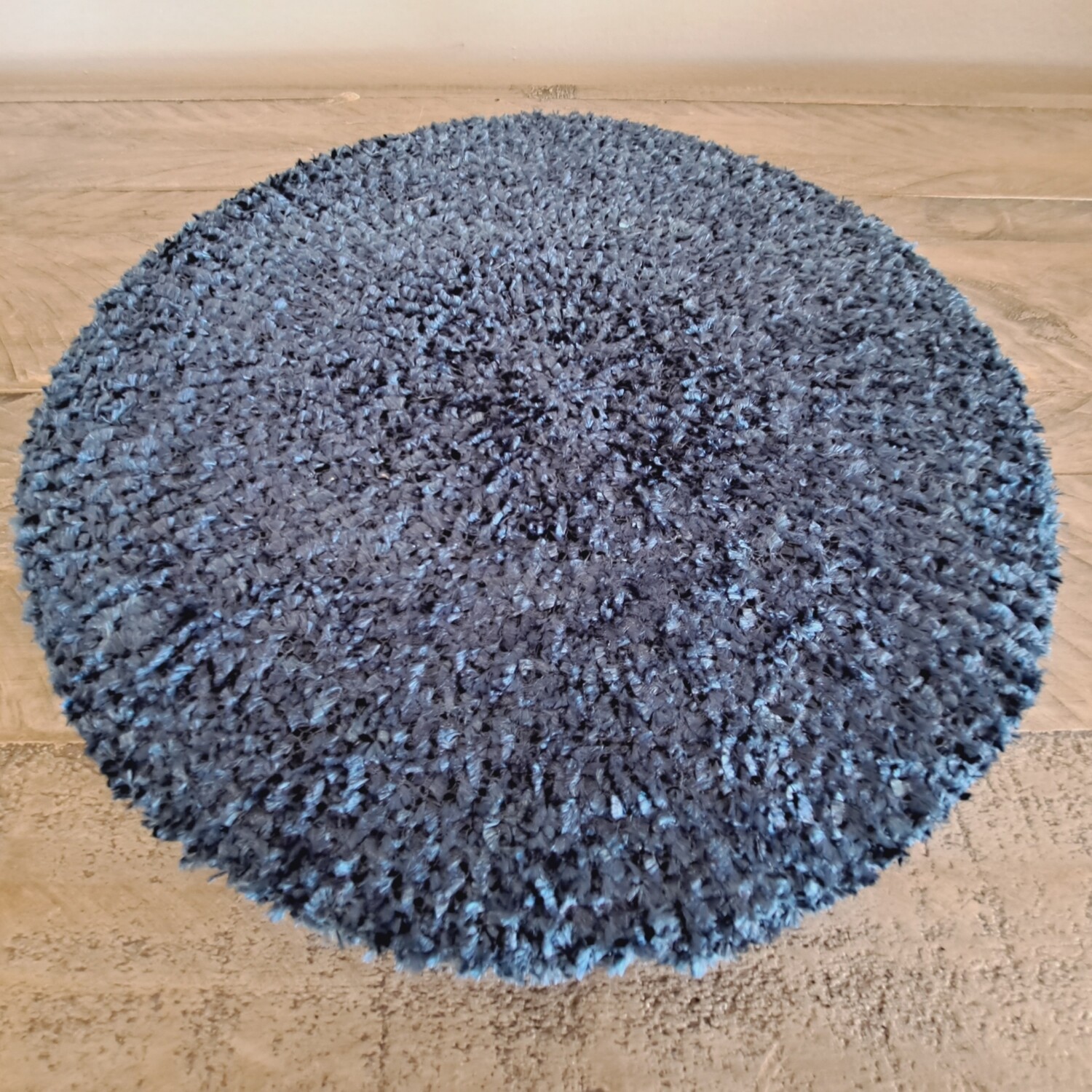 XL - dark denim lined chenille snood