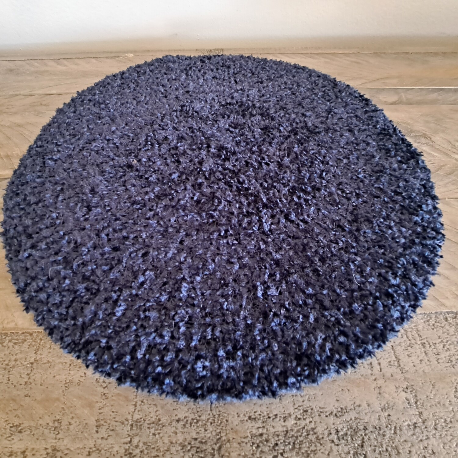 XL - navy lined chenille snood