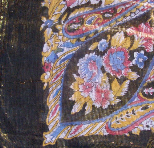 New brown shimmering tichel