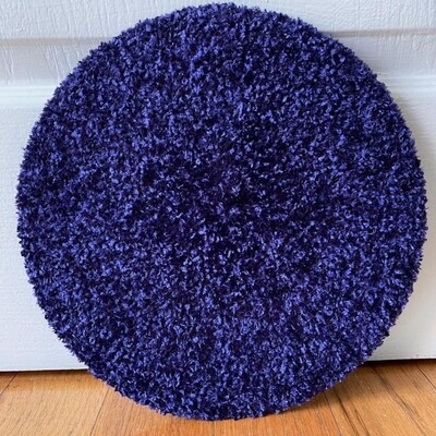 Midnight blue chenille snood
