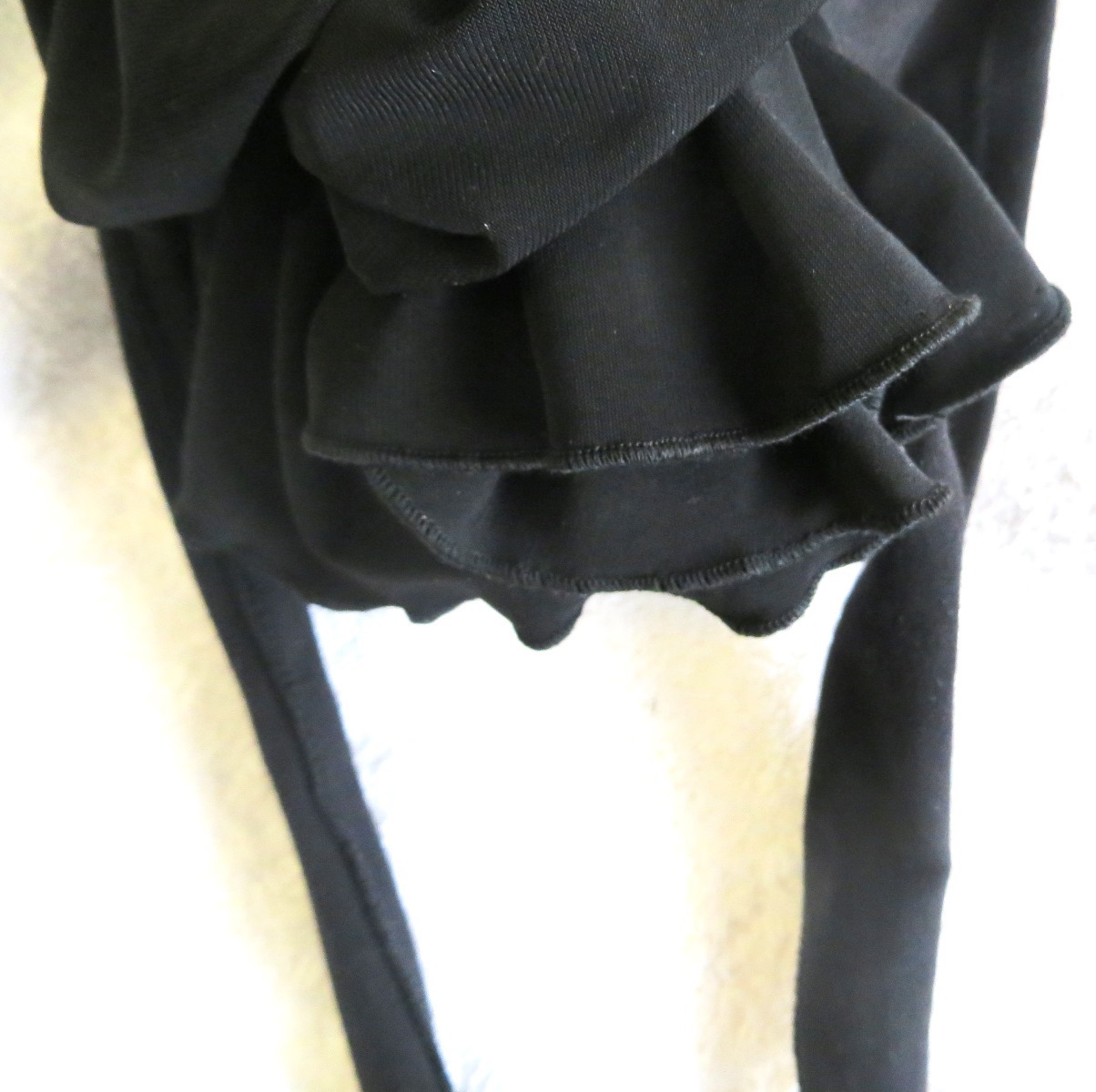 back frills and tie tails