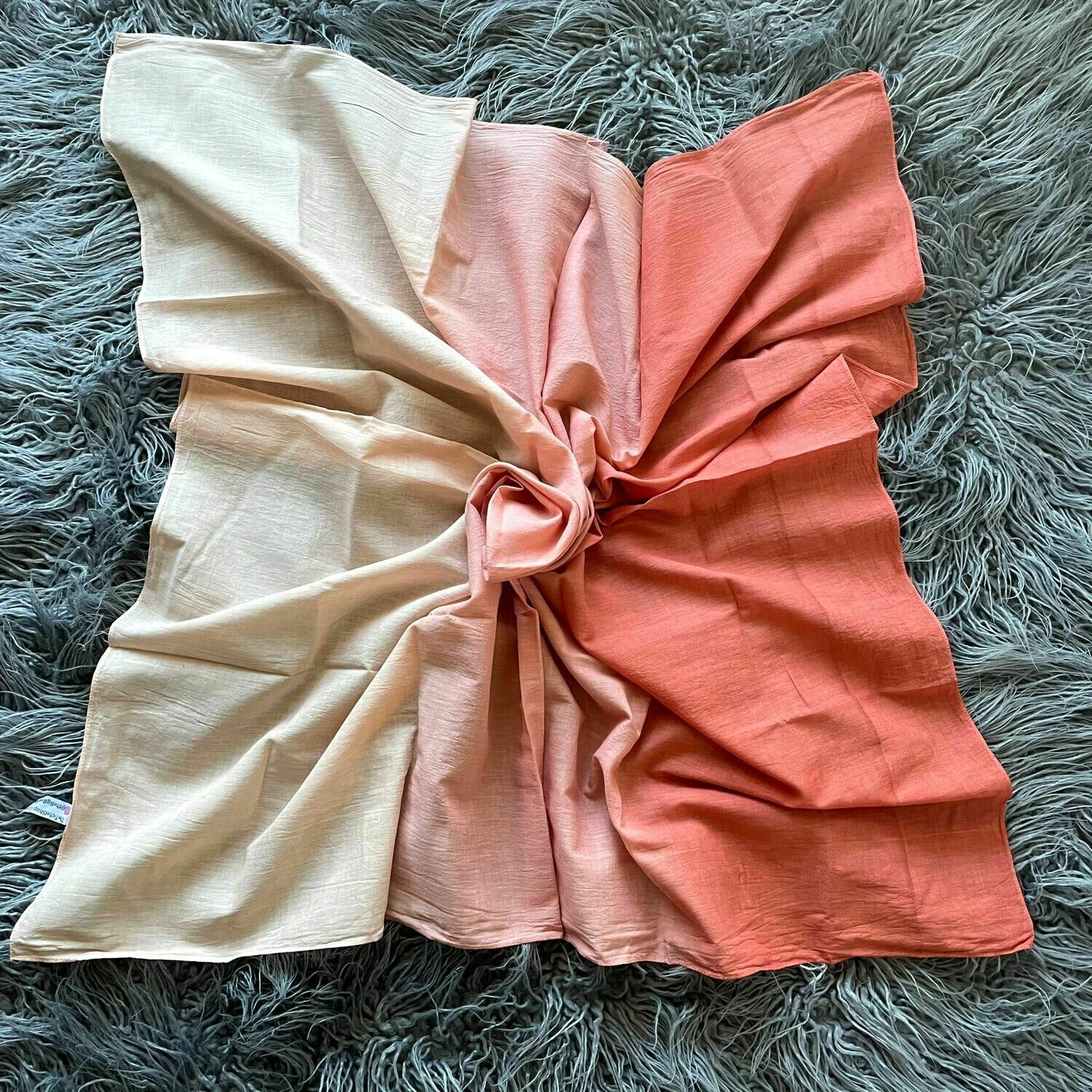 Corals cotton shaded ombre&#39; tichel