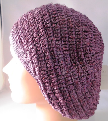 Purplish lavender mini sequins snood