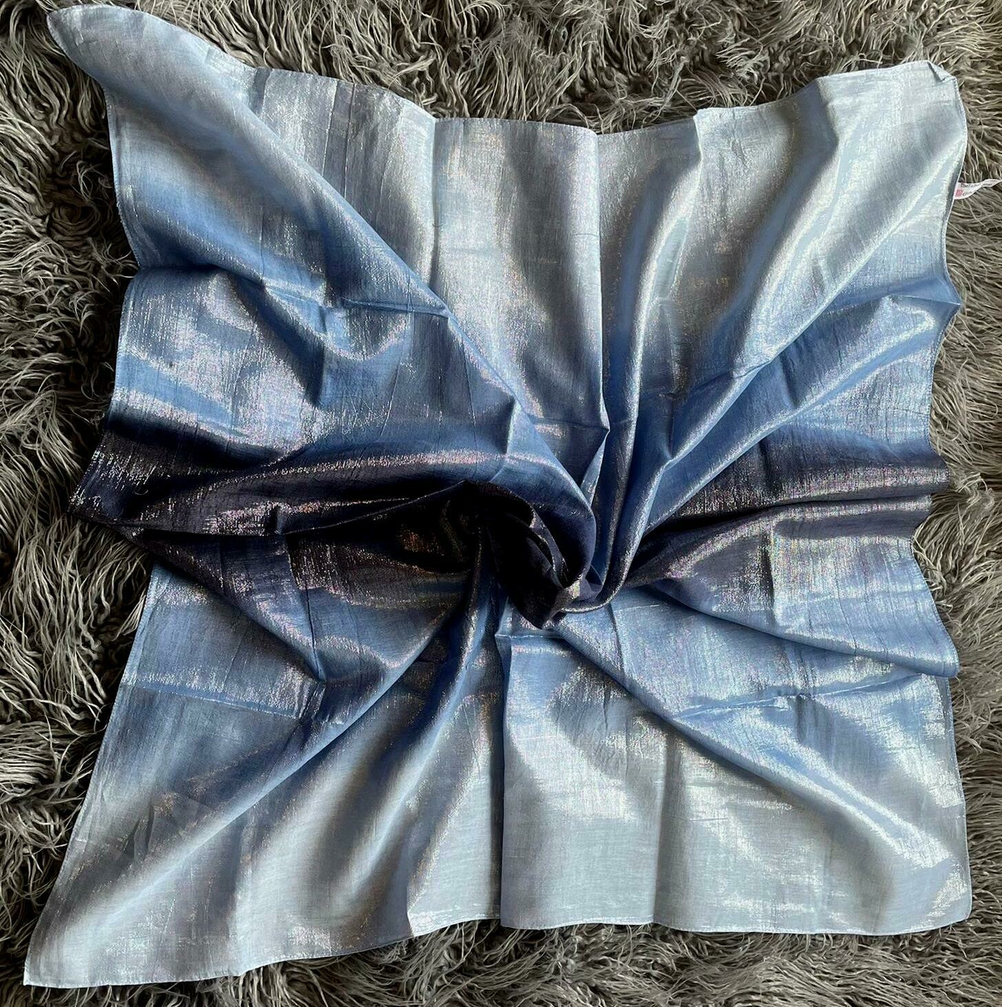Navy Ombr&#39;e Shimmer Tichel