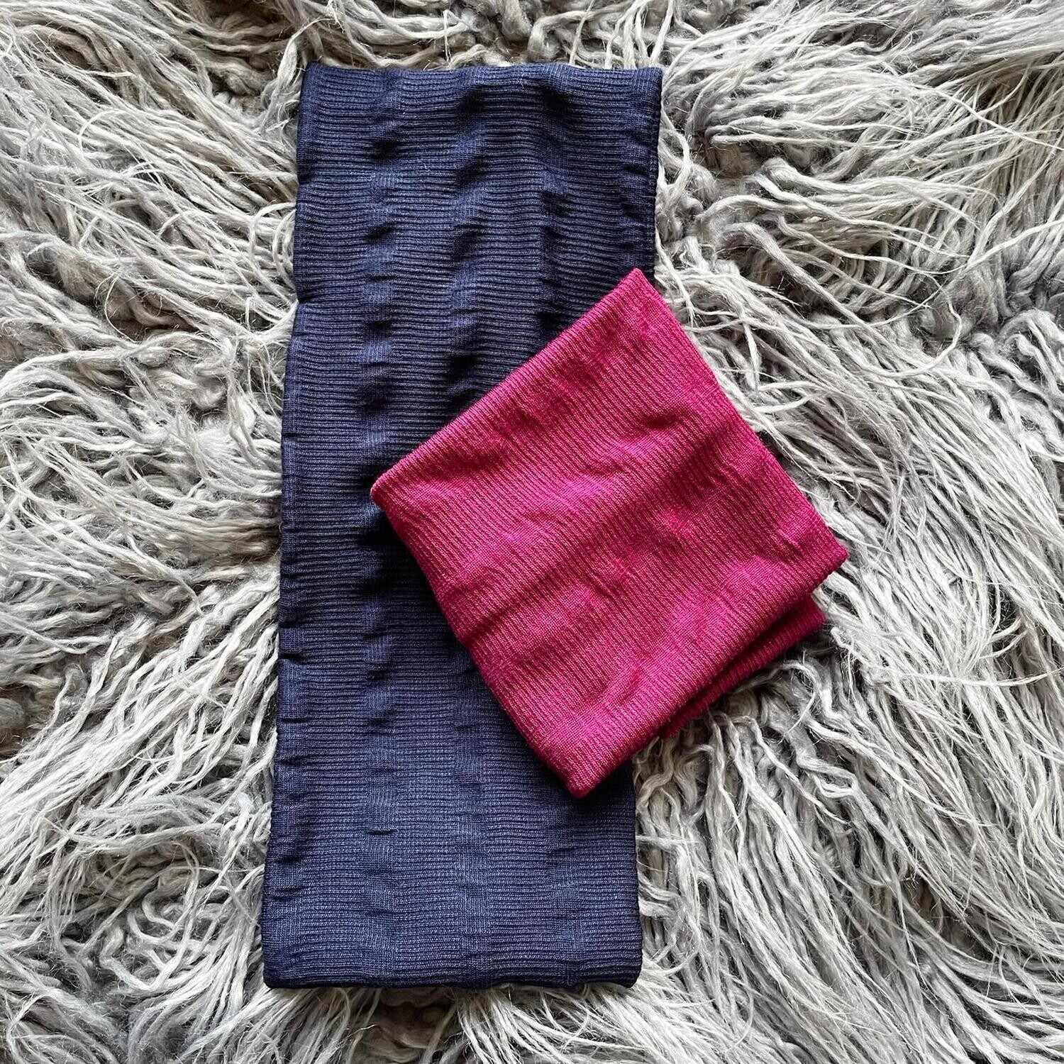 Bubble cotton mix flat headbands