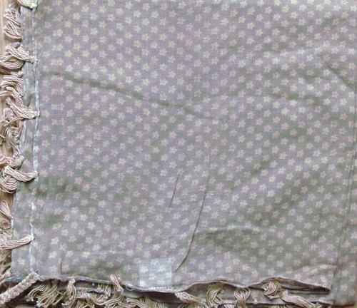 Beige soft cotton tichel
