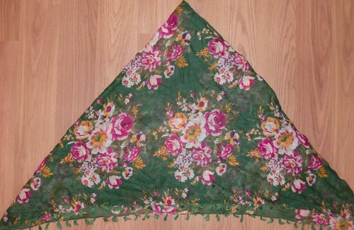 Green tichel bandana