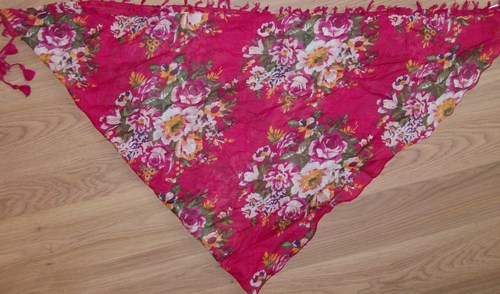 Red tichel bandana