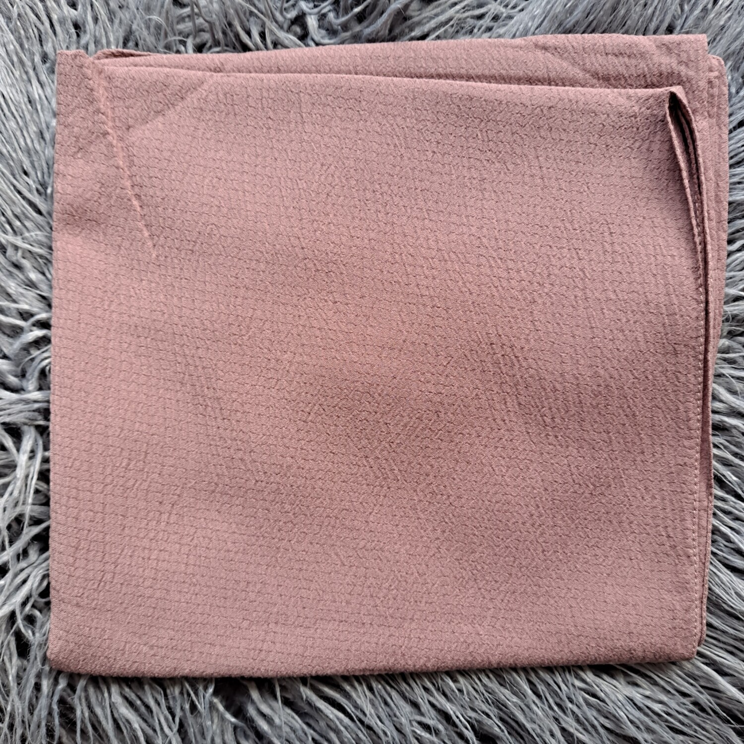 Blush textured solid tichel