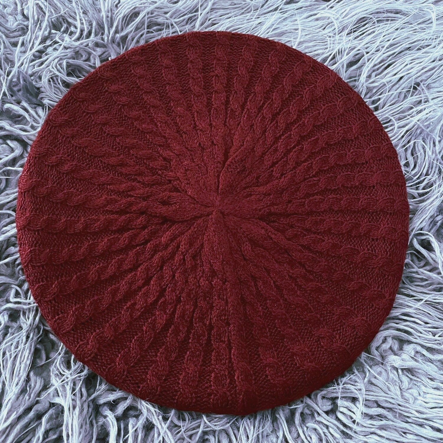 Brick cable snood/beret