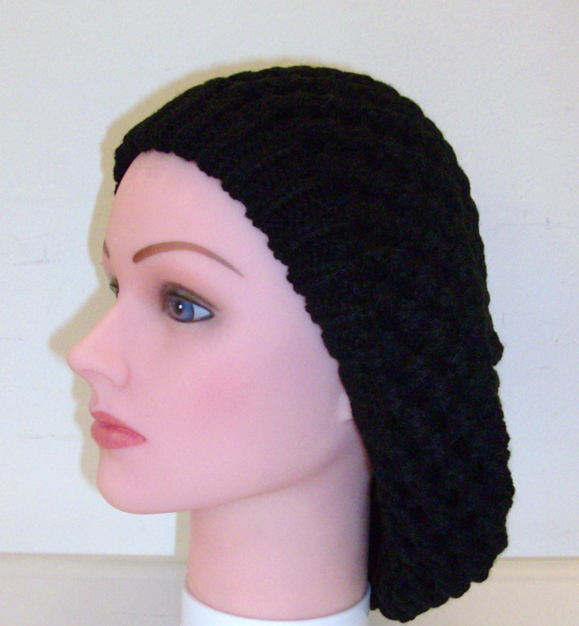 Double layer chunky knit beret