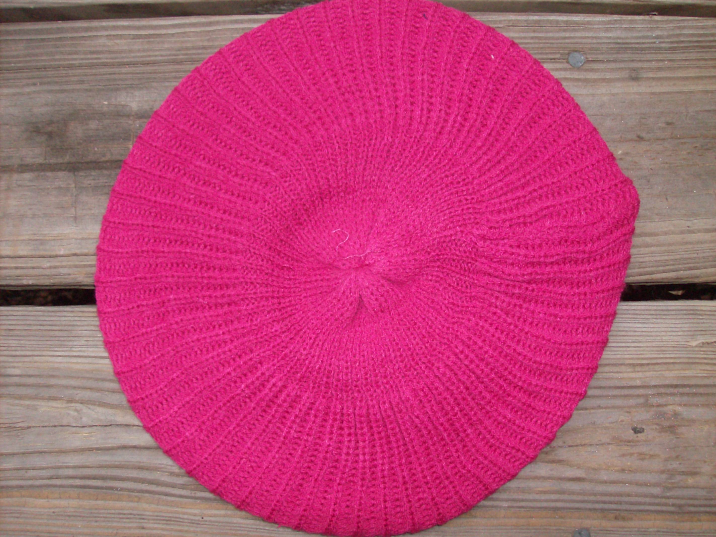 Plain beret  pink