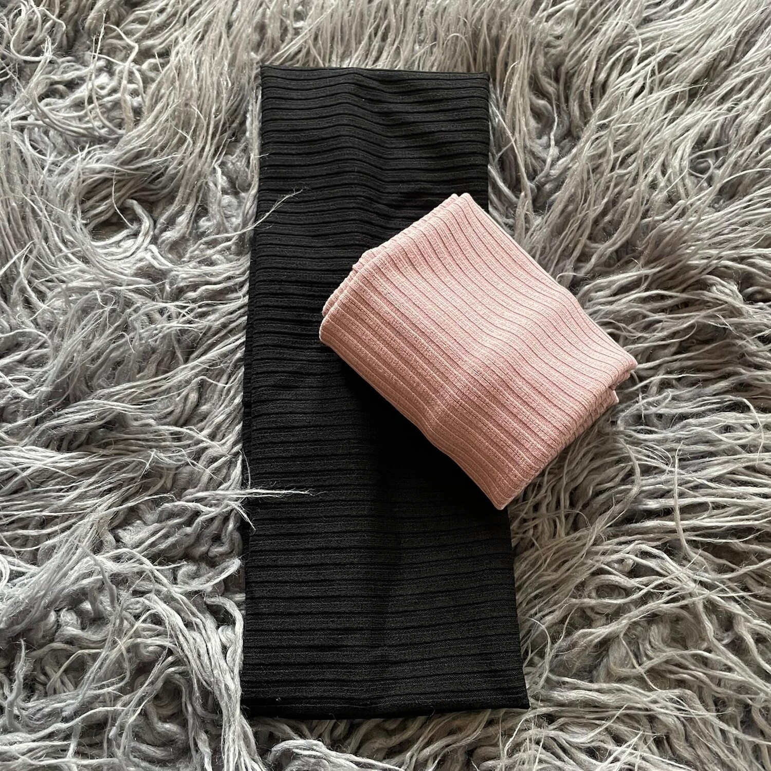 plush ribs flat headbands