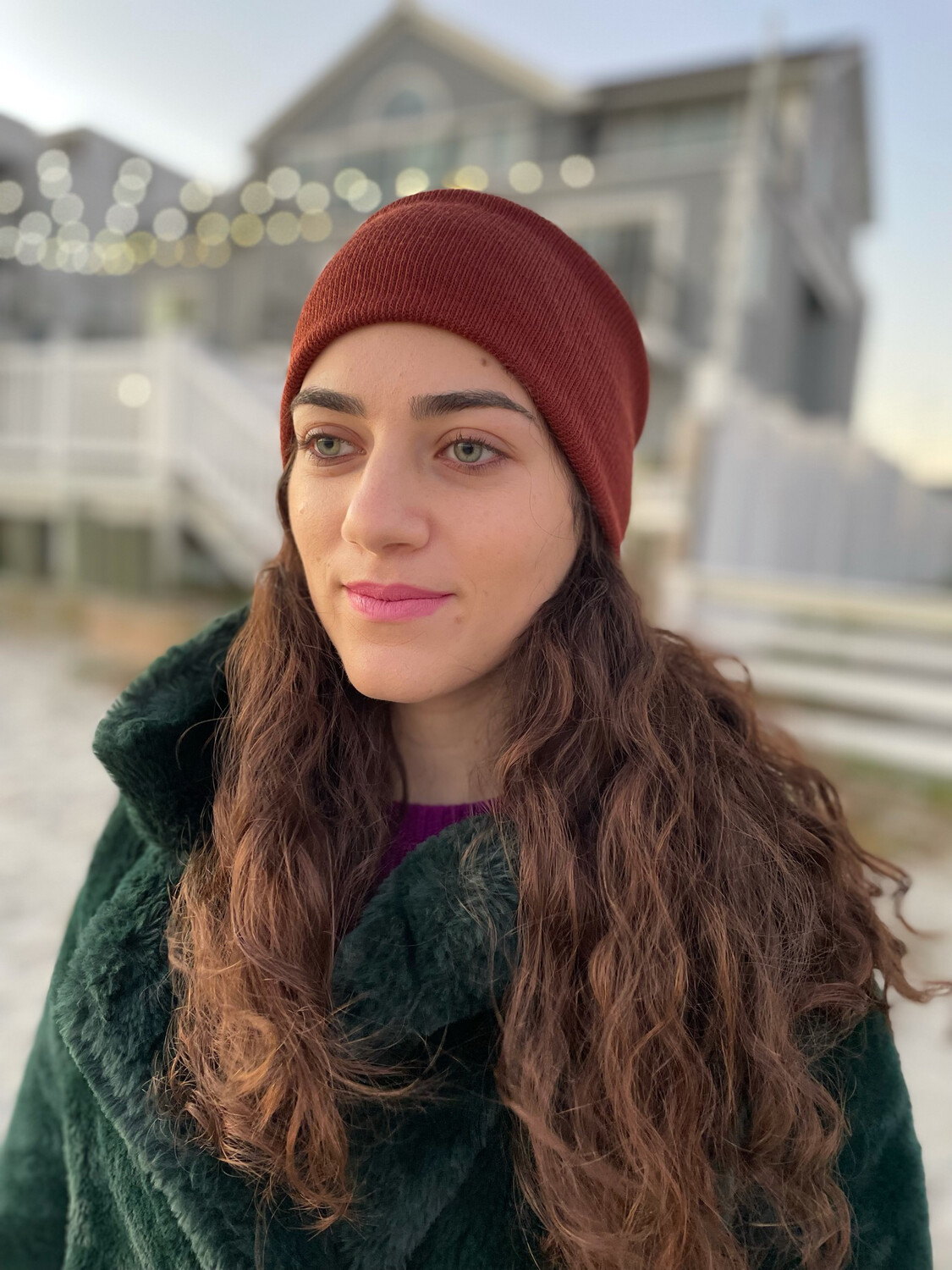 Luxe knit flat headband