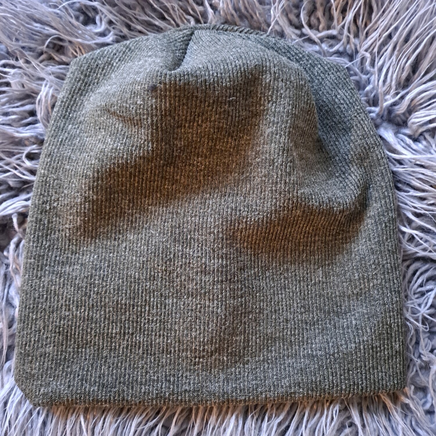 Lux knit beanie - coziest green
