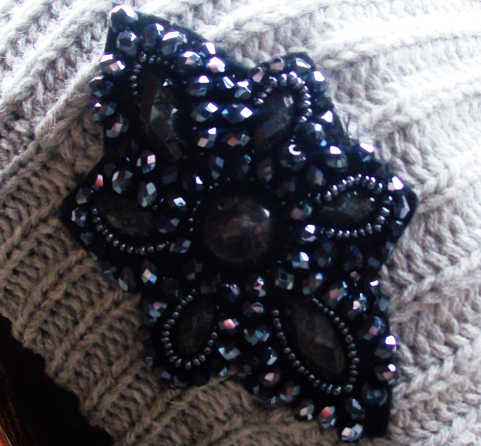 Chic beret light gray