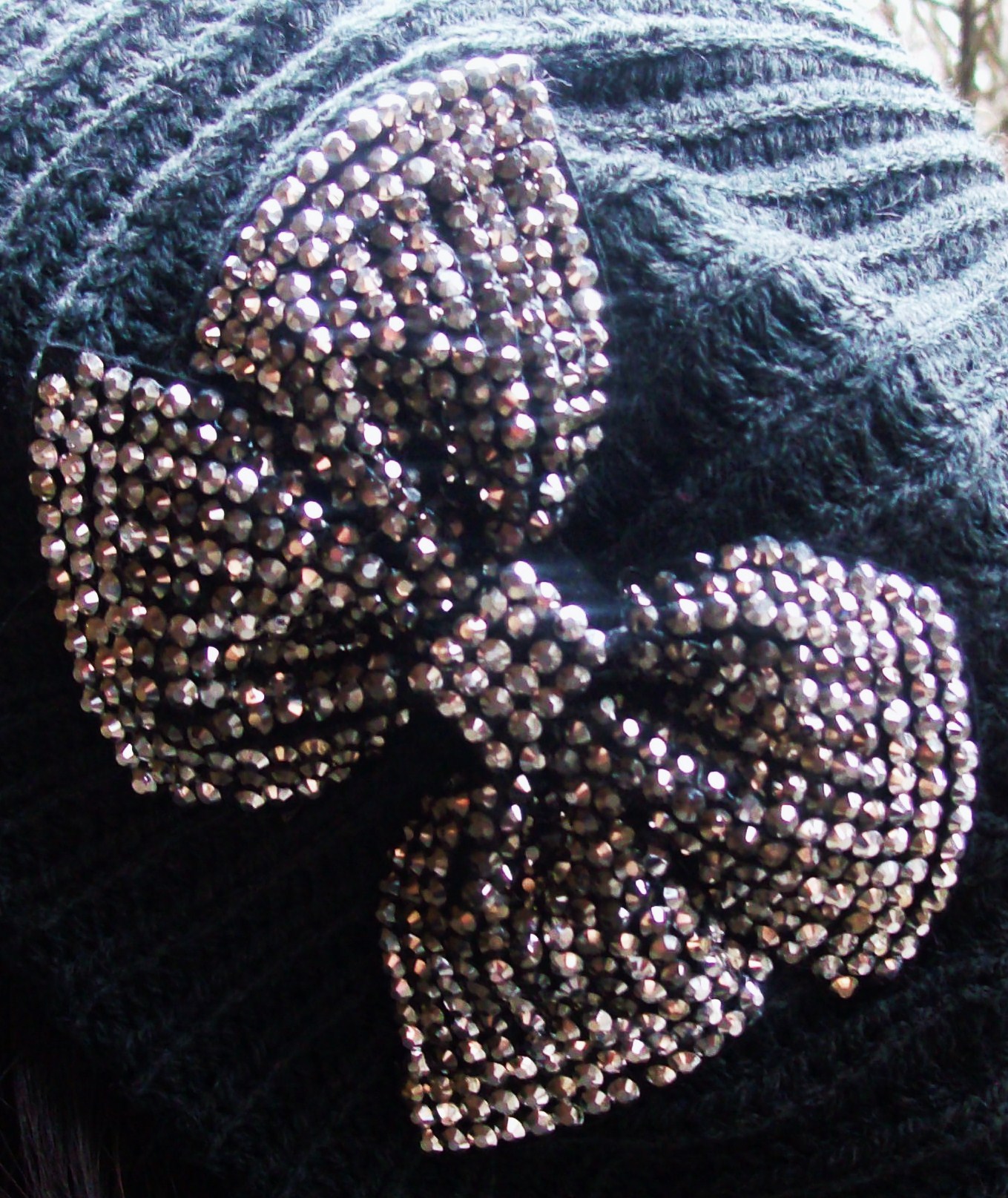 Chic beret dark gray