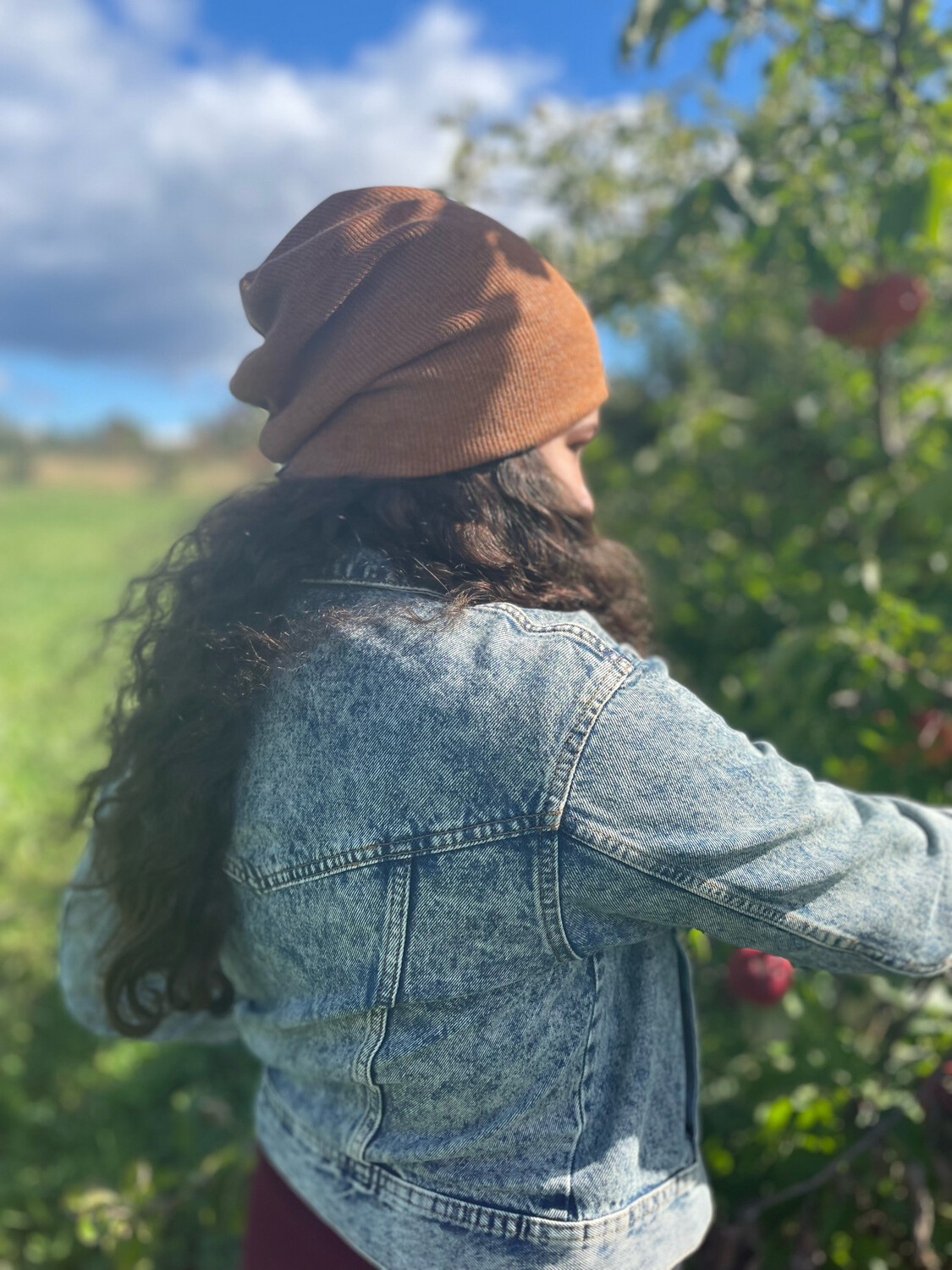 Lux knit beanie - dark denim