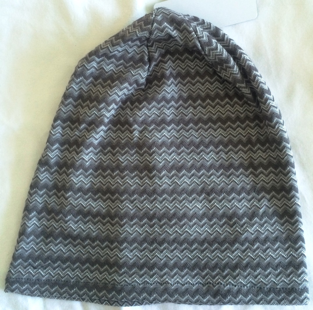 Gray zig zag pattern summer slouch