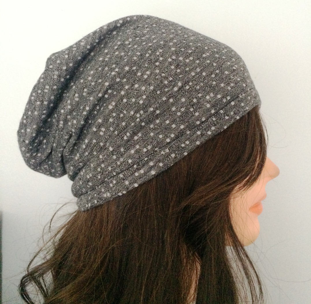 Gray dotted pattern summer slouchy