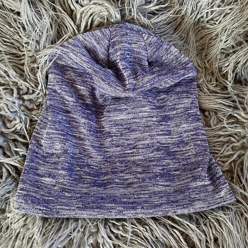 Purply blue - perfect for Spring beanie