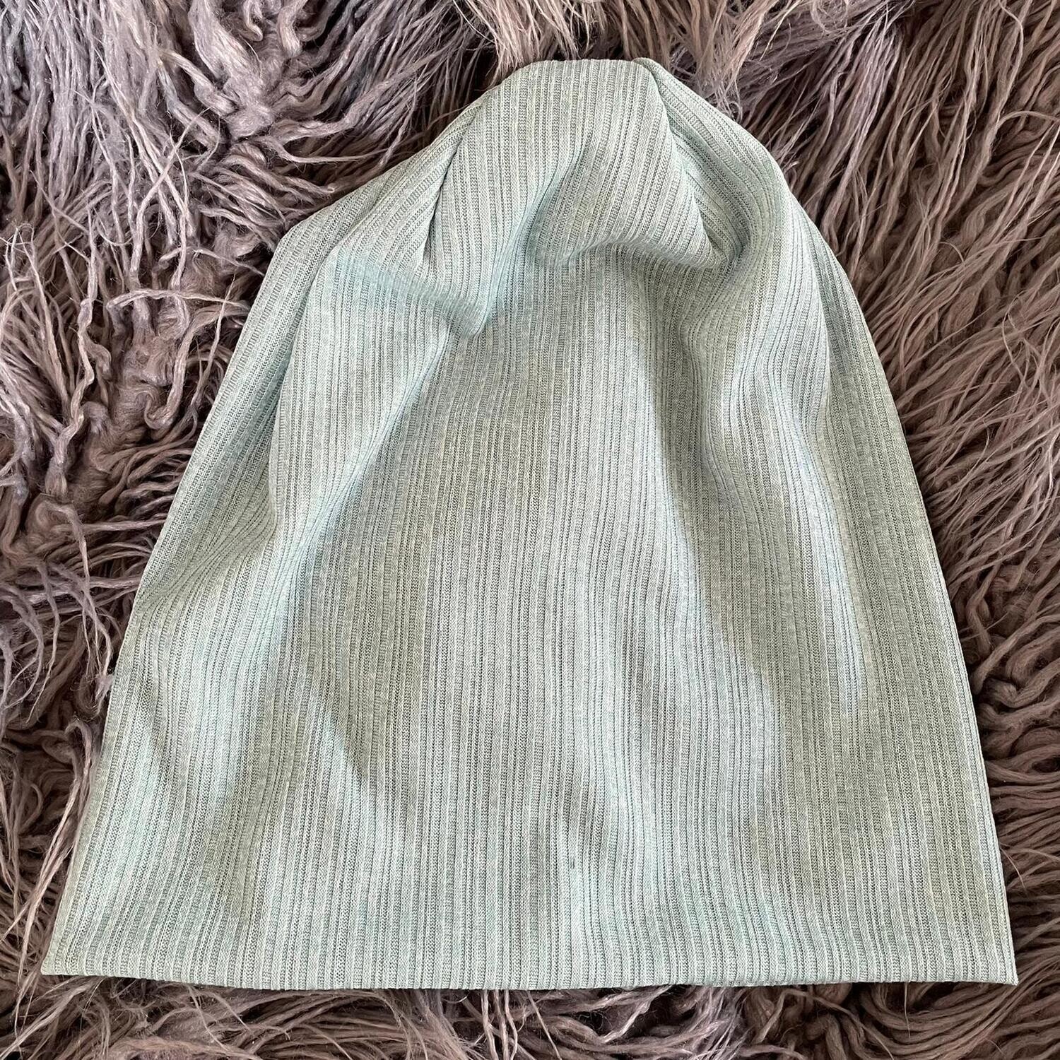 Sky blue - ribbed textured beanie