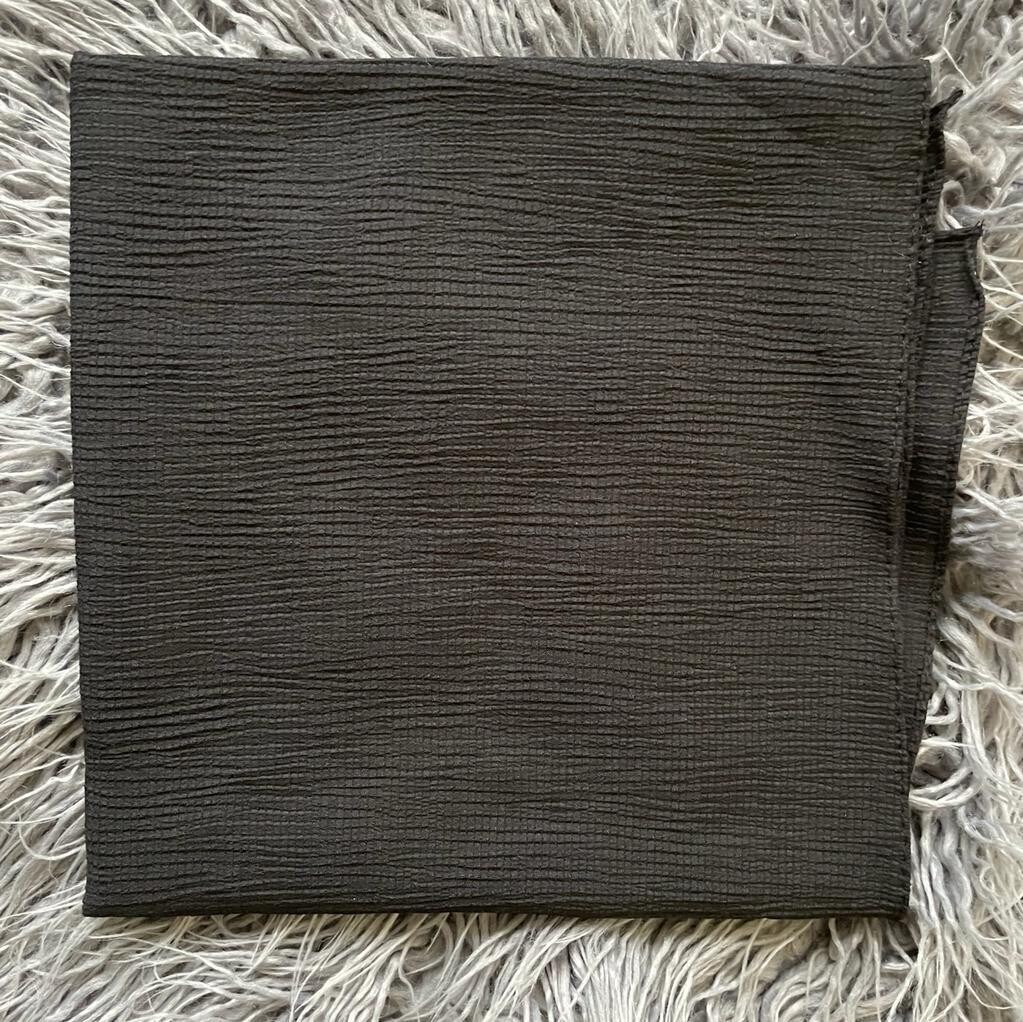 Black - solid gauzy tichel