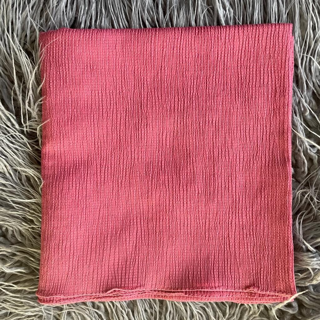Coral - solid gauzy tichel