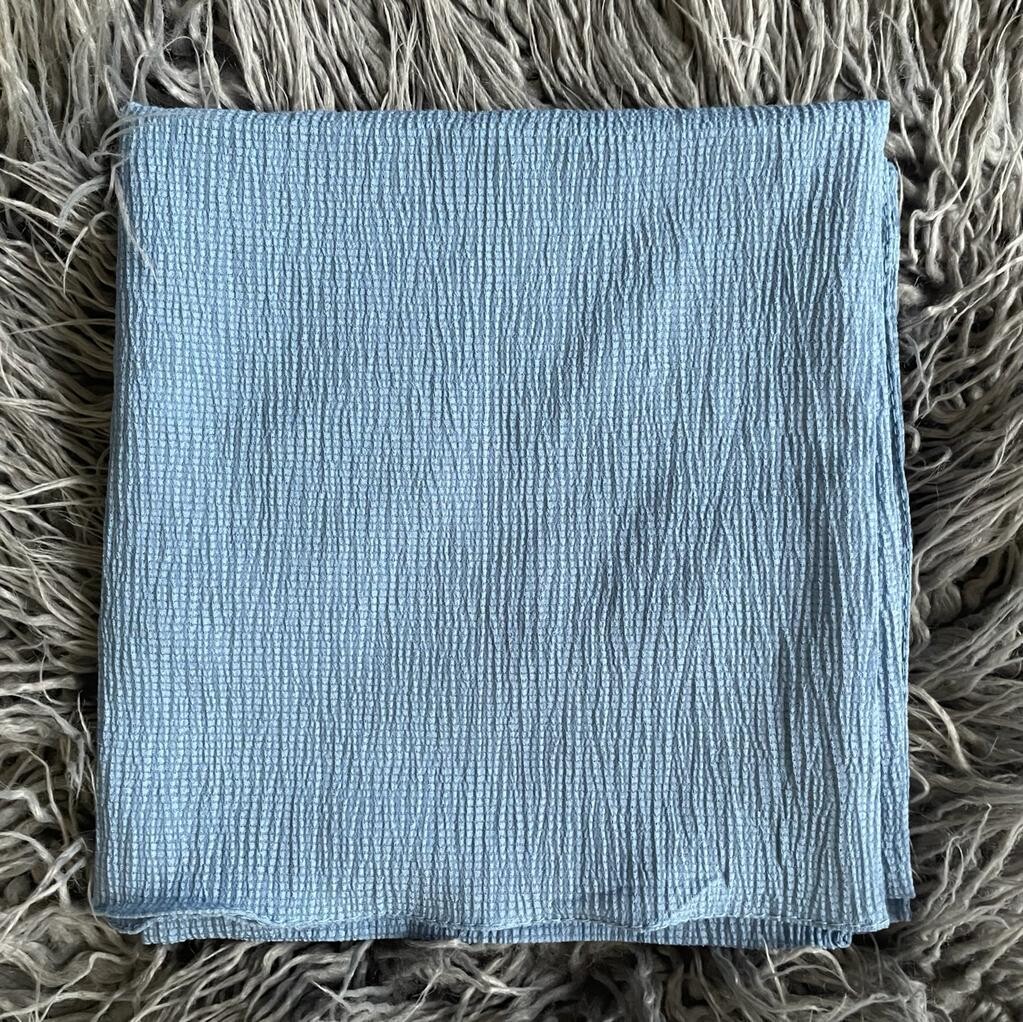 Light denim - solid gauzy tichel