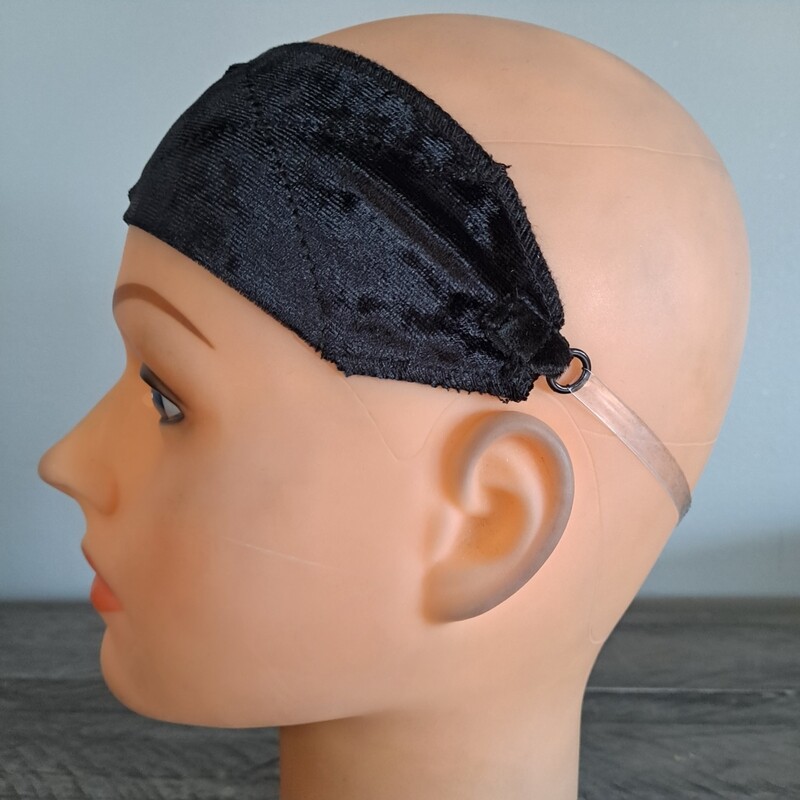 Velvet Wig Grip w/adjustable strap