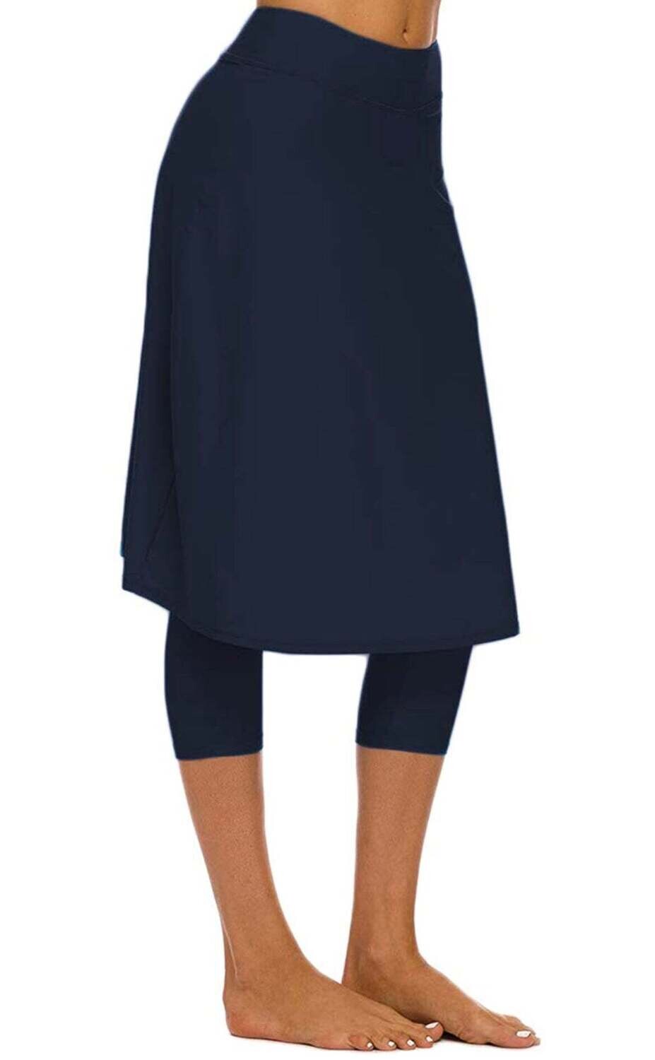 Modest swim skirt with leggings