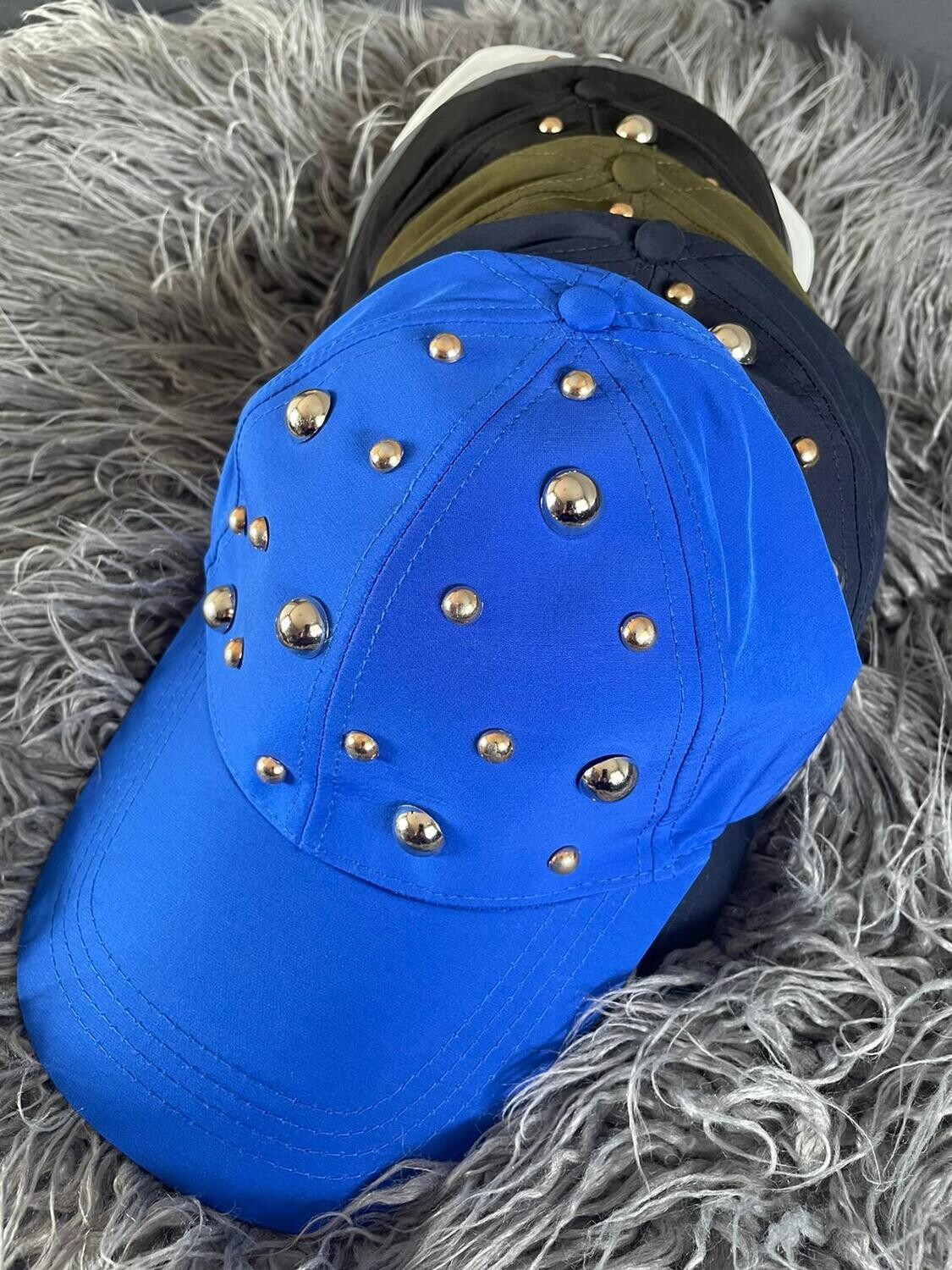 All glammed up - "sweat free" caps w/closed back