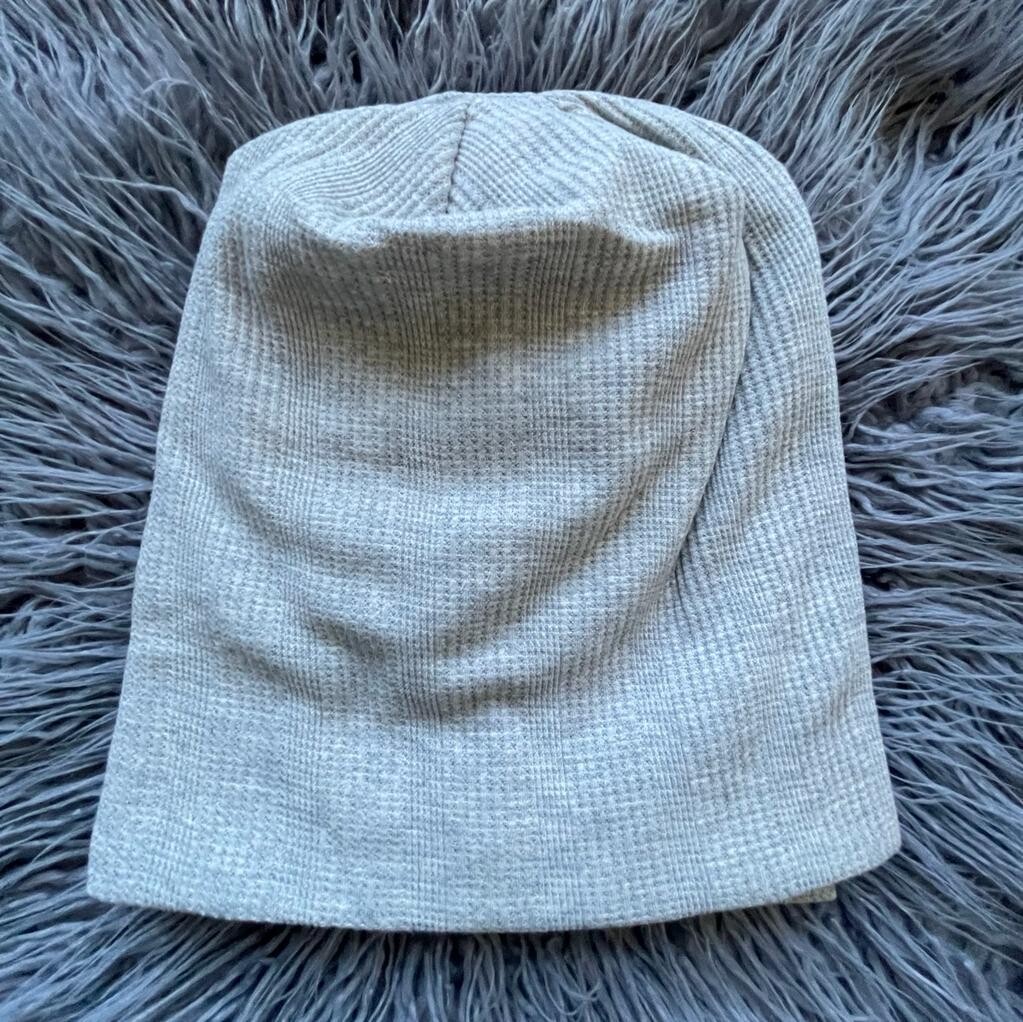 Light gray new cotton beanie