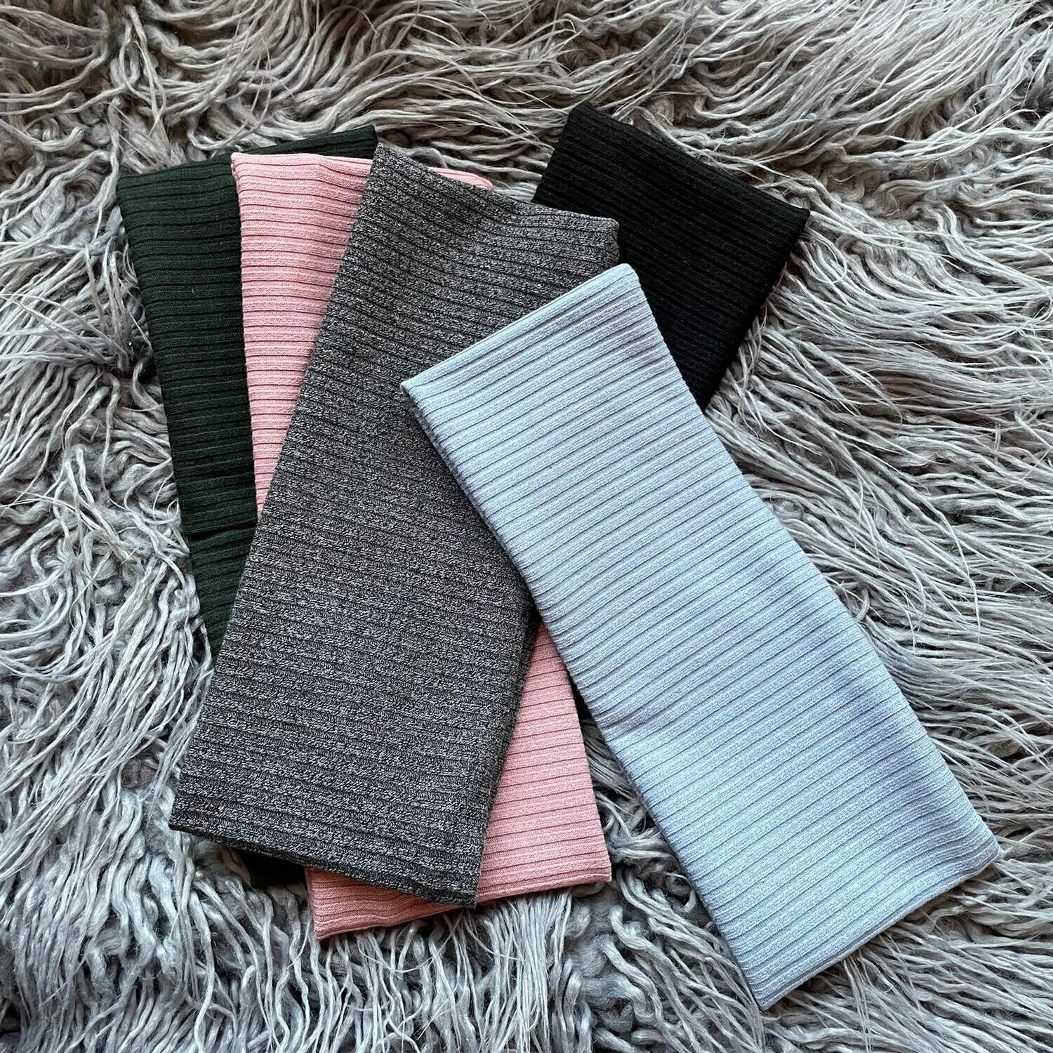plush ribs flat headbands