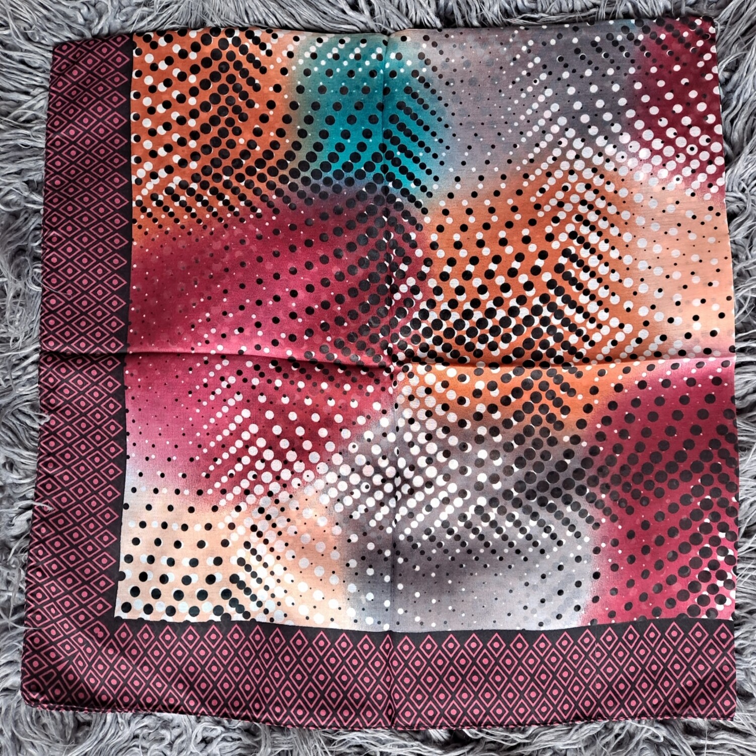 Black/burgundy n&#39; more - Turkish head scarve