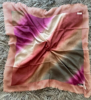 Mauve/blush - Turkish head scarve w/soft fringes