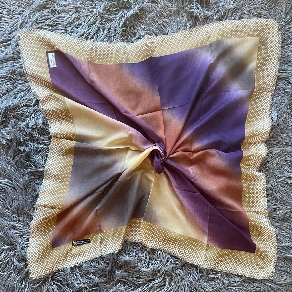 Tan/beige - Turkish head scarve w/soft fringes