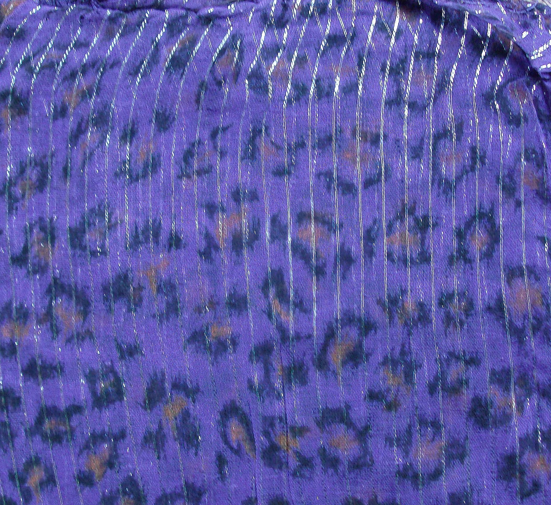 Purple animal print tichel