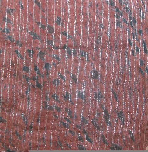 Brown animal print tichel