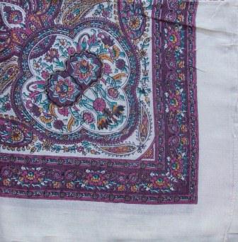 Purple new style tichel