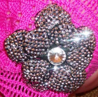 Pink "summer style" beret